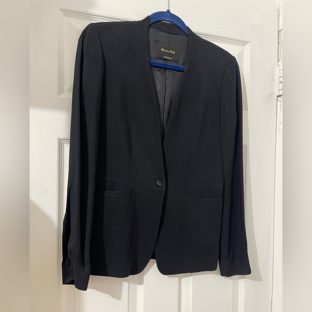 Massimo dutti Classic Black Blazer